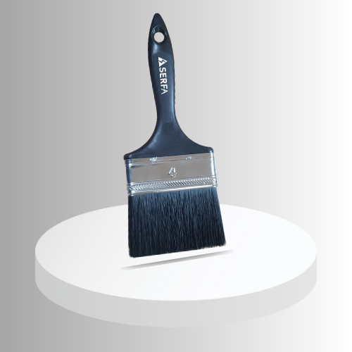 Plastic Handle Black Bristle Brush No:1